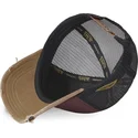 trucker-cap-weinrot-schwarz-und-braun-crew18-von-von-dutch