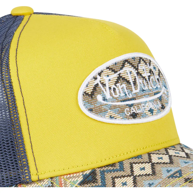 gelbe-und-marineblaue-trucker-kappe-eth02-von-von-dutch