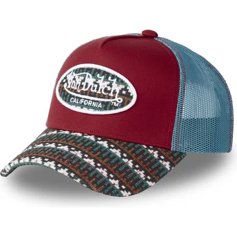 Casquette trucker rouge et bleue ETH03 Von Dutch