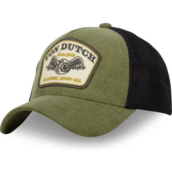 Casquette trucker verte et noire KAK Von Dutch