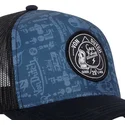 casquette-trucker-bleue-et-noire-logos02-von-dutch