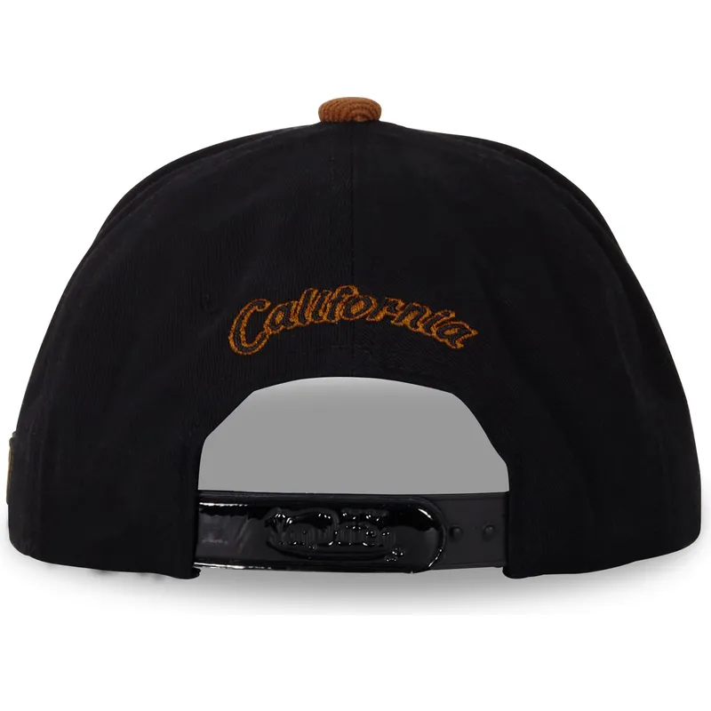 braune-und-schwarze-gebogene-snapback-kappe-vint01-von-von-dutch braune-und-schwarze-gebogene-snapback-kappe-vint01-von-von-dutch