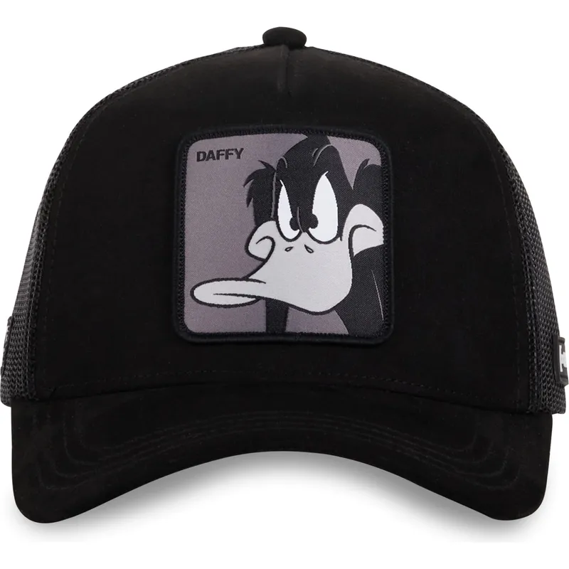 schwarze-trucker-cap-daffy-duck-loo10-duc-looney-tunes-von-capslab schwarze-trucker-cap-daffy-duck-loo10-duc-looney-tunes-von-capslab