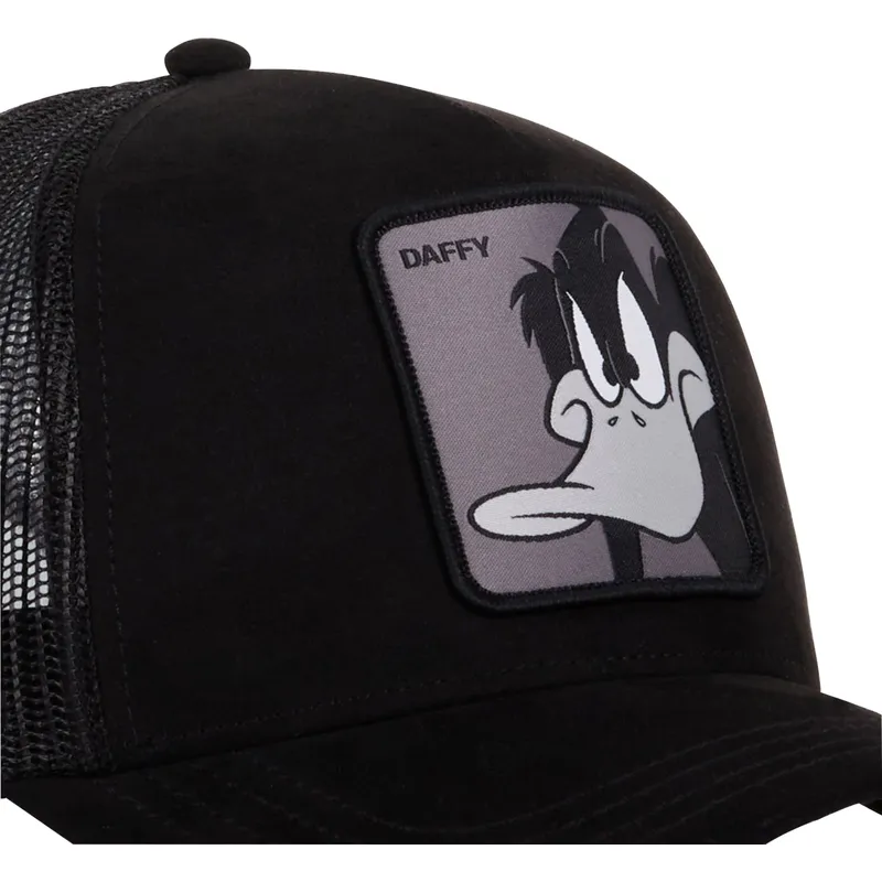 schwarze-trucker-cap-daffy-duck-loo10-duc-looney-tunes-von-capslab schwarze-trucker-cap-daffy-duck-loo10-duc-looney-tunes-von-capslab