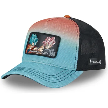 Casquette trucker bleue Son Goku et Goku Black DBS5 FIG Dragon Ball Super Capslab