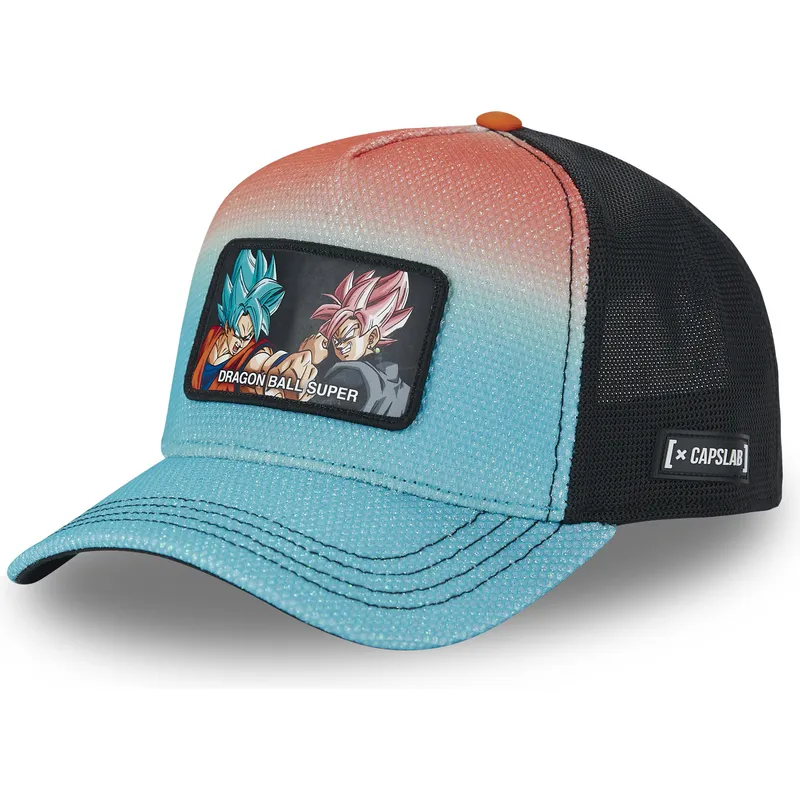 trucker-cap-blau-son-goku-und-goku-black-dbs5-fig-dragon-ball-super-von-capslab