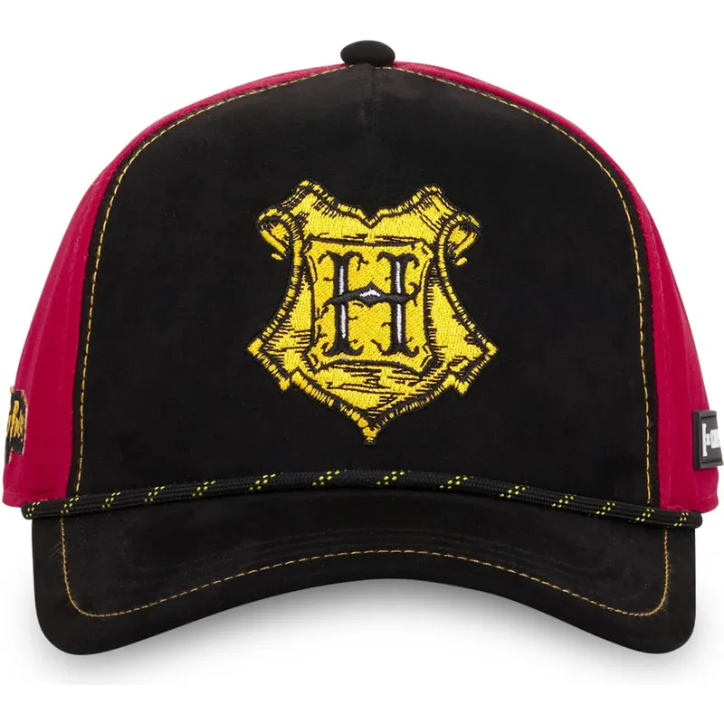 schwarze-und-rote-gebogene-kappe-hogwarts-pot2-harry-potter-von-capslab