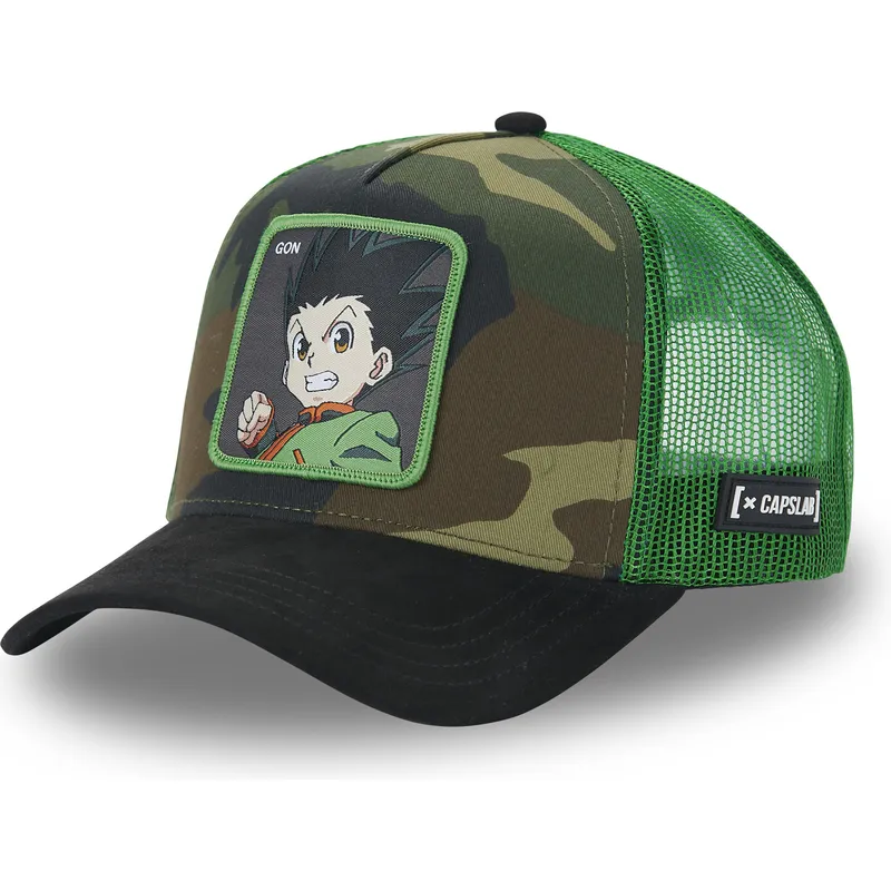 mutzen-gebogen-tarnung-snapback-gon-freecss-hunter-x-hunter-von-capslab mutzen-gebogen-tarnung-snapback-gon-freecss-hunter-x-hunter-von-capslab