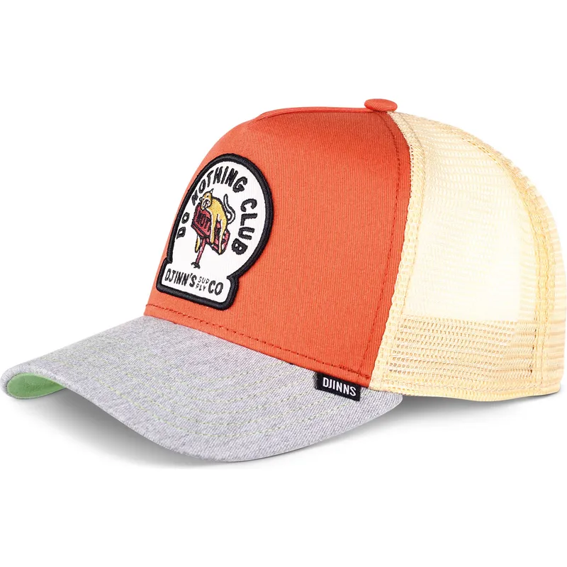 trucker-cap-orange-und-grau-do-nothing-club-hft-dnc-11-von-djinns trucker-cap-orange-und-grau-do-nothing-club-hft-dnc-11-von-djinns