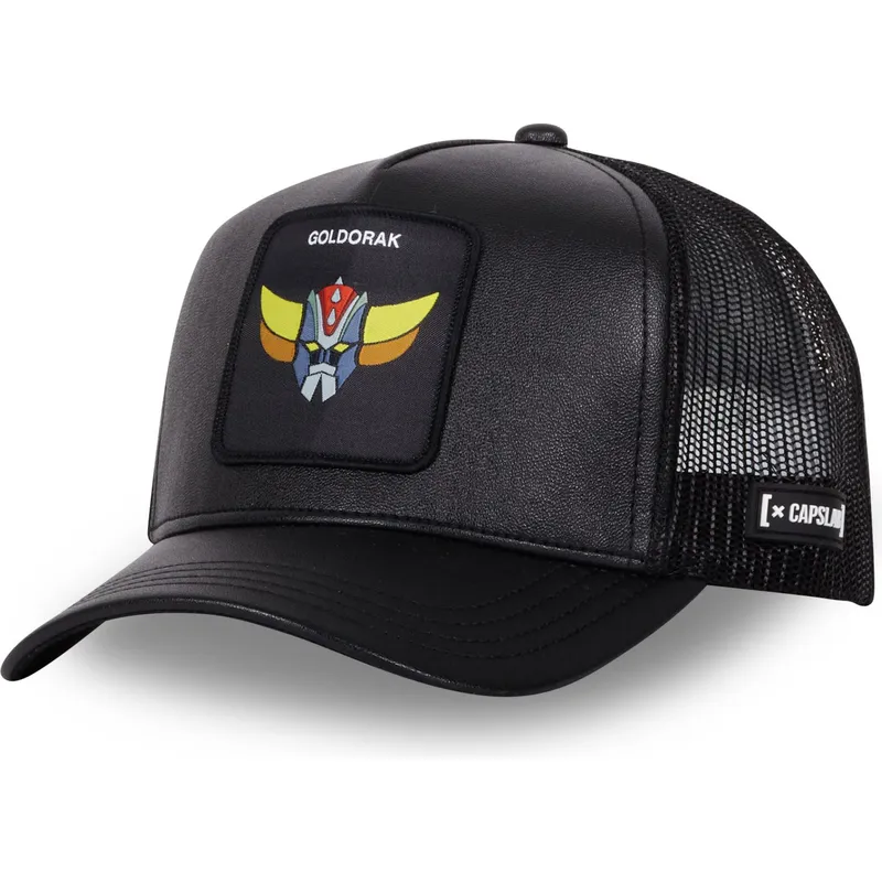mutzen-gebogen-schwarz-snapback-robot-grendizer-robot-grendizer-von-capslab