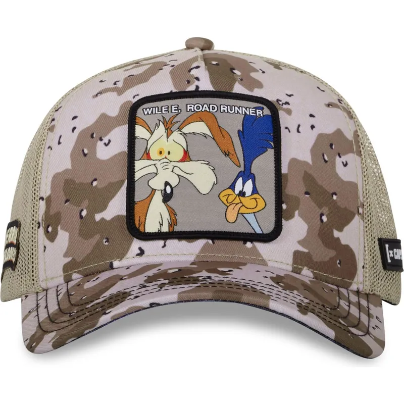 trucker-cap-camouflage-coyote-und-roadrunner-loo10-bbc-looney-tunes-von-capslab trucker-cap-camouflage-coyote-und-roadrunner-loo10-bbc-looney-tunes-von-capslab
