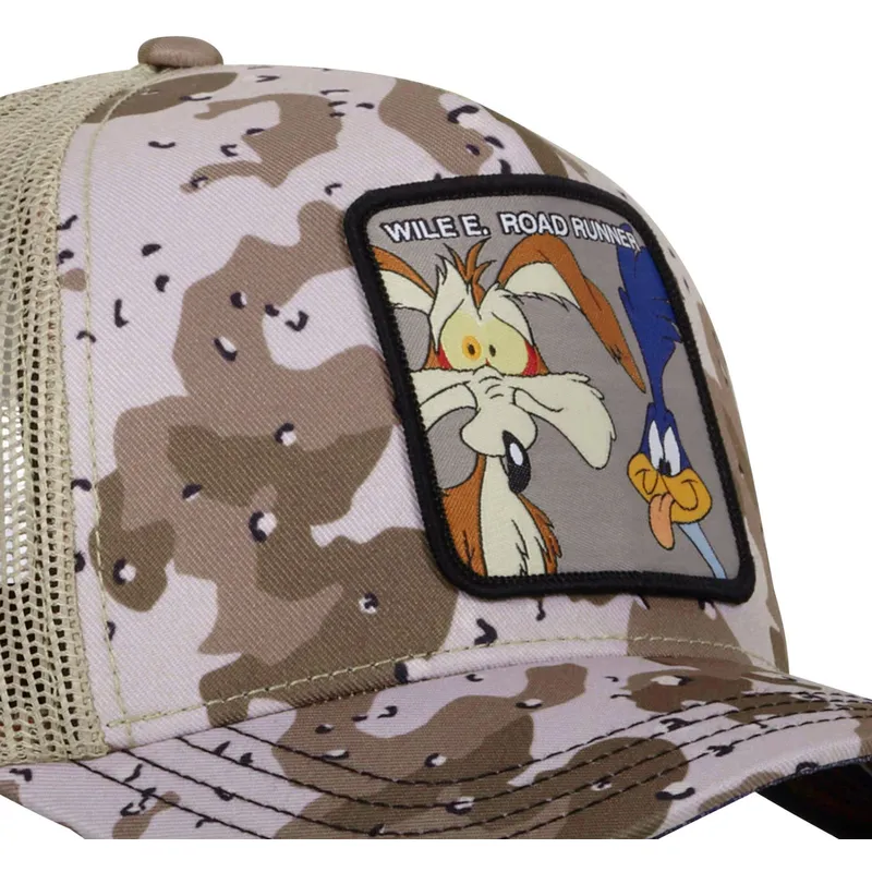 trucker-cap-camouflage-coyote-und-roadrunner-loo10-bbc-looney-tunes-von-capslab trucker-cap-camouflage-coyote-und-roadrunner-loo10-bbc-looney-tunes-von-capslab