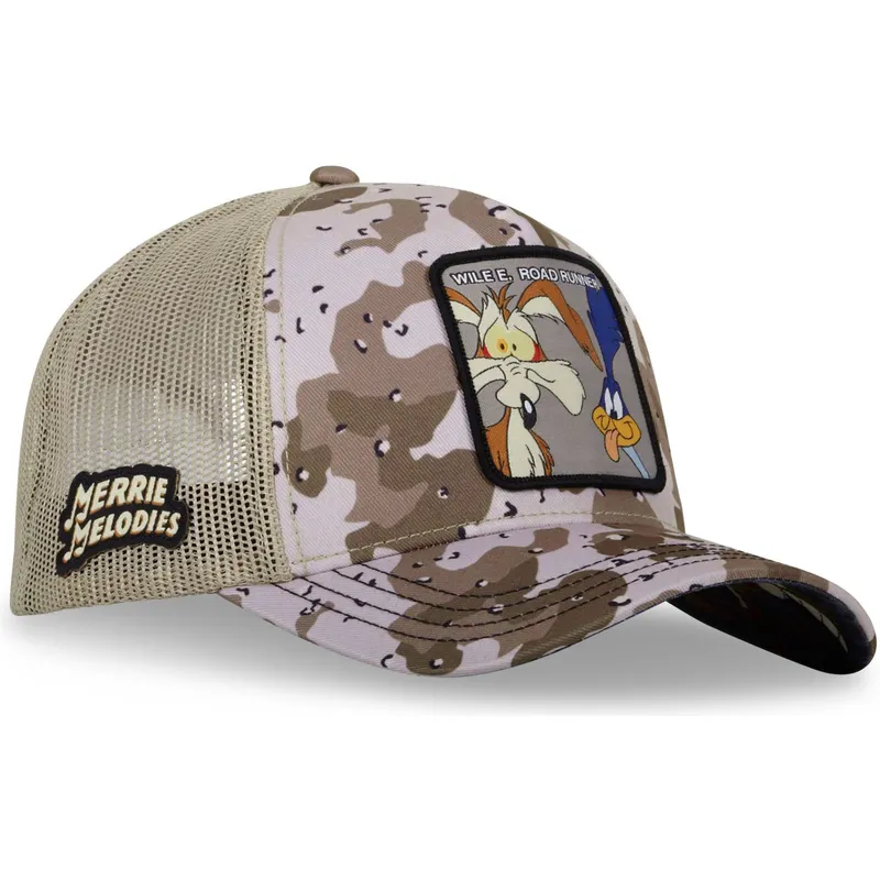 trucker-cap-camouflage-coyote-und-roadrunner-loo10-bbc-looney-tunes-von-capslab trucker-cap-camouflage-coyote-und-roadrunner-loo10-bbc-looney-tunes-von-capslab