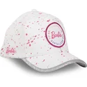 casquette-courbee-blanche-et-grise-ajustable-bar2-barbie-capslab