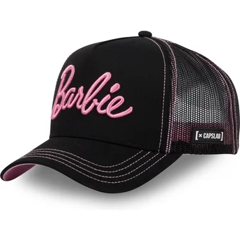 Casquette trucker noire BAR6 Barbie Capslab