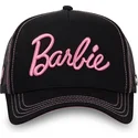 casquette-trucker-noire-bar6-barbie-capslab