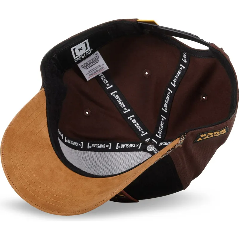 schwarze-und-braune-trucker-kappe-pato-lucas-loo10-daf-looney-tunes-von-capslab