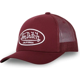 Mützen gebogen rot verstellbares band LOF B11 von Von Dutch