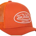 casquette-trucker-orange-ajustable-lof-b12-von-dutch