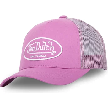 Casquette trucker rose ajustable LOF B13 Von Dutch