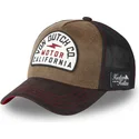 casquette-trucker-marron-et-noire-lea03-von-dutch