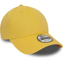 casquette-courbee-jaune-ajustable-9forty-essential-new-era