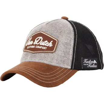 Mützen gebogen braun snapback 01 von Von Dutch