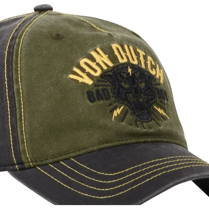 grune-und-graue-verstellbare-curved-cap-bad-cb-von-von-dutch grune-und-graue-verstellbare-curved-cap-bad-cb-von-von-dutch