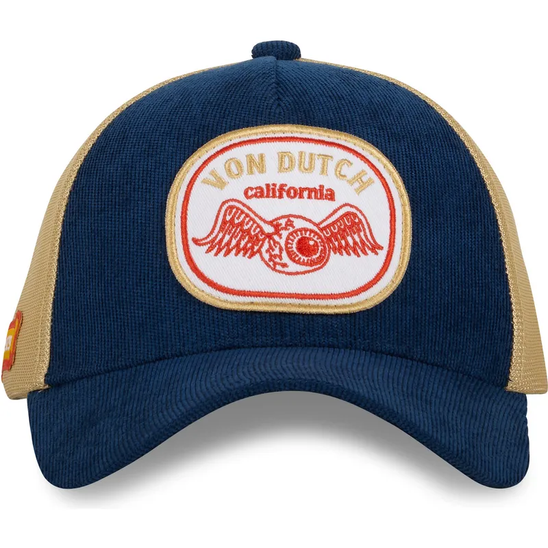 trucker-cap-marineblau-und-beige-blu-ct-von-von-dutch trucker-cap-marineblau-und-beige-blu-ct-von-von-dutch