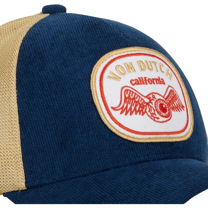 trucker-cap-marineblau-und-beige-blu-ct-von-von-dutch trucker-cap-marineblau-und-beige-blu-ct-von-von-dutch