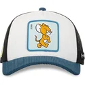 casquette-trucker-blanche-noire-et-bleue-jerry-taj5-tj3-looney-tunes-capslab