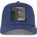 casquette-trucker-bleue-marine-panthere-the-black-panther-the-farm-goorin-bros