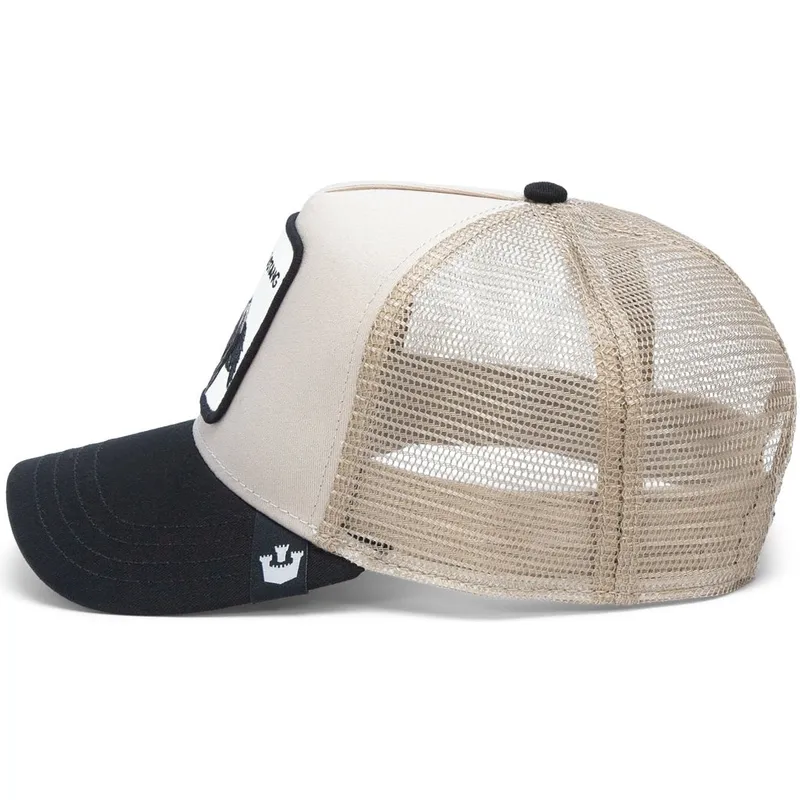 trucker-cap-beige-und-schwarz-pferd-the-mustang-the-farm-von-goorin-bros trucker-cap-beige-und-schwarz-pferd-the-mustang-the-farm-von-goorin-bros