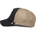 trucker-cap-schwarz-und-beige-panther-gb2-black-panther-the-rocker-the-farm-von-goorin-bros