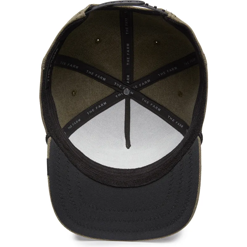 grune-gebogene-snapback-kappe-fuchs-foxy-duck-canvas-the-farm-von-goorin-bros grune-gebogene-snapback-kappe-fuchs-foxy-duck-canvas-the-farm-von-goorin-bros