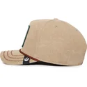 casquette-courbee-beige-snapback-canard-luckyduck-canvas-the-farm-goorin-bros