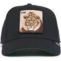 schwarze-gebogene-snapback-kappe-lowe-king-field-100-all-season-wool-the-farm-von-goorin-bros