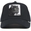 schwarze-gebogene-snapback-kappe-panther-black-panther-field-100-all-season-wool-the-farm-von-goorin-bros