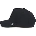 schwarze-gebogene-snapback-kappe-panther-black-panther-field-100-all-season-wool-the-farm-von-goorin-bros