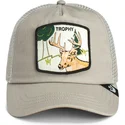 casquette-trucker-grise-cerf-trophy-thisaway-park-range-the-farm-goorin-bros