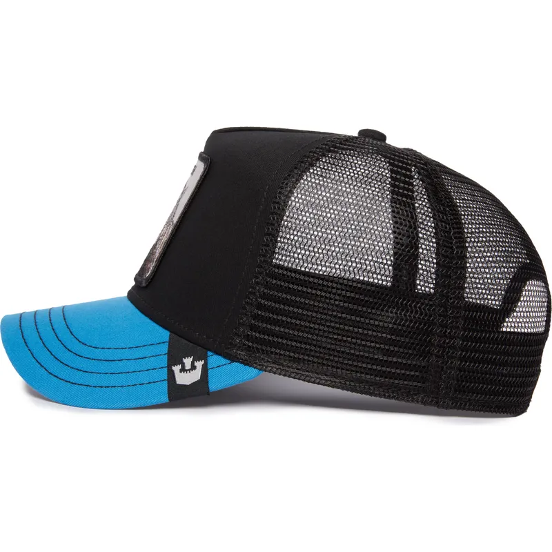 trucker-cap-schwarz-und-blau-panther-strength-panther-fan-the-farm-von-goorin-bros trucker-cap-schwarz-und-blau-panther-strength-panther-fan-the-farm-von-goorin-bros