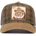 casquette-trucker-marron-king-moonlion-uk-plaid-the-farm-goorin-bros