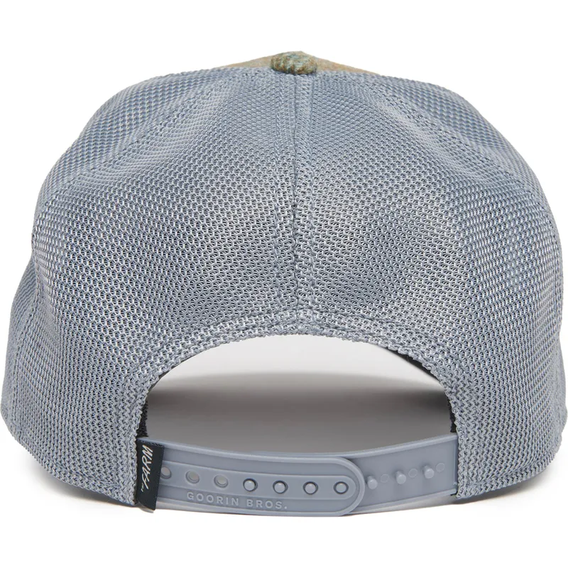 mehrfarbige-trucker-kappe-eule-wise-ass-moon-owl-uk-plaid-the-farm-von-goorin-bros
