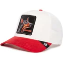 trucker-cap-weiss-und-rot-dobermann-hund-beware-the-suede-doberman-the-farm-von-goorin-bros