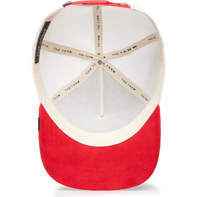 trucker-cap-weiss-und-rot-dobermann-hund-beware-the-suede-doberman-the-farm-von-goorin-bros