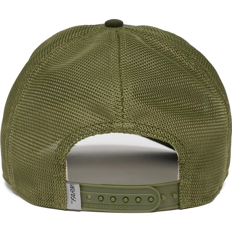trucker-cap-grun-schwein-hog-the-suede-pig-the-farm-von-goorin-bros