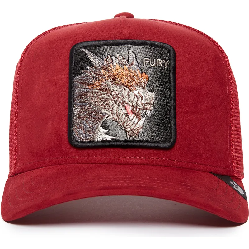 trucker-cap-rot-drache-fury-the-suede-dragon-the-farm-von-goorin-bros trucker-cap-rot-drache-fury-the-suede-dragon-the-farm-von-goorin-bros