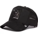 schwarze-trucker-kappe-panther-the-suede-panther-blacked-out-the-farm-von-goorin-bros