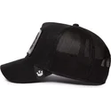 schwarze-trucker-kappe-panther-the-suede-panther-blacked-out-the-farm-von-goorin-bros