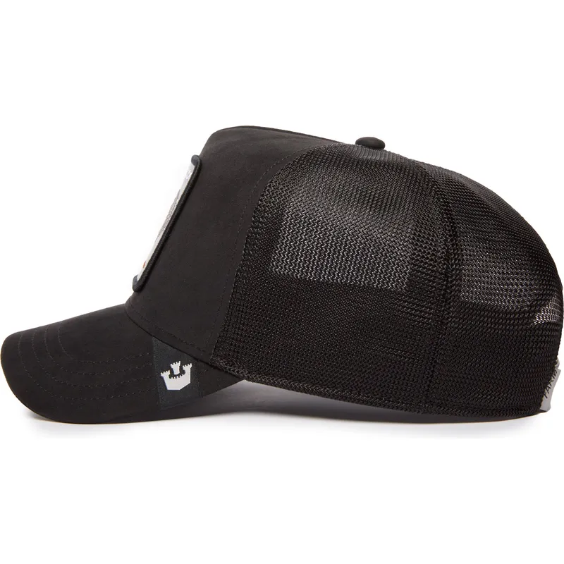 schwarze-trucker-kappe-hahn-cock-the-suede-rooster-blacked-out-the-farm-von-goorin-bros